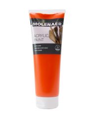 Akrylová barva Molenaer - 250 ml / oranžová