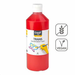 Creall  Transparentní barva Creall Trans - 500 ml / červená
