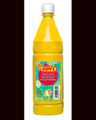 Tekuté temperové barvy JOVI v lahvi - 1000 ml / žlutá