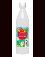 Tekuté temperové barvy JOVI v lahvi - 500 ml / bílá