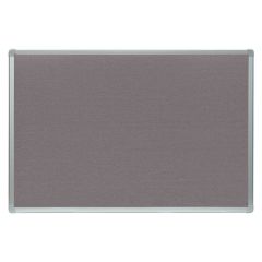 Tabule filcová v hliníkovém rámu ARTA - 60 x 90 cm / šedá