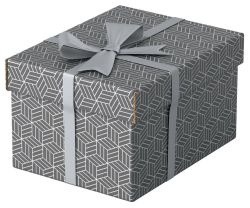 ESSELTE  Krabice úložná Esselte - S / šedá / 255 x 200 x 150 mm / 3 ks