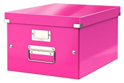 Leitz  Krabice Click & Store - M střední / růžová