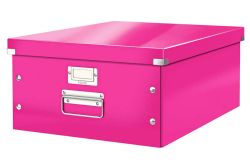 Leitz  Krabice Leitz Click & Store - L velká / růžová