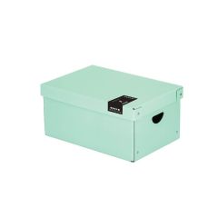 Pastelini  Krabice úložná lamino PASTELINI - zelená / 35,5 x 24 x 16 cm