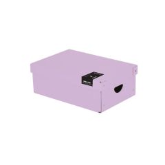 Pastelini  Krabice úložná lamino PASTELINI - fialová / 35,5 x 24 x 9 cm