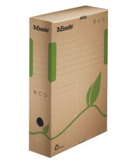 ESSELTE  Archivní boxy ECO - hřbet 8 cm / hnědá / 623916