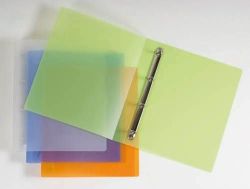 Karton P+P  Desky A4 kroužkové Opaline - 4 - kroužek / oranžová