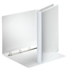 Pořadač Esselte A4 kroužkový prezentační 4 - kroužek 3 cm / bílá