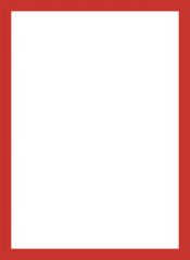 Tarifold  Magnetický informační rámeček LEAN - A4 / 230 x 317 mm / červená / 10 ks