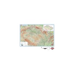 Pracovní podložky dekorované - jednostranná / mapa Česká republika