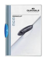 Durable  Desky A4 Swingclip - kapacita 30 listů / modrá