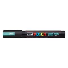 Posca popisovač / 2,5 mm - metal. zelená
