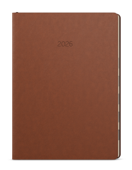 Diář MAXIM - B5 / denní / hnědá