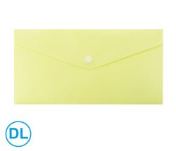 Luma  Spisové desky s drukem LUMA - DL / pastelová žlutá