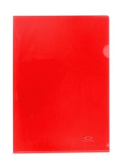 Zakládací obal A4 barevný - tvar L / červená / 10 ks