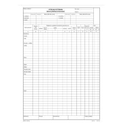 Optys  Výdejky potravin a denní přehled stravování A4 / 130 listů