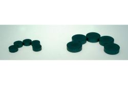 Mikov  Magnety černé Durox - průměr 20 mm