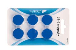 Magnety Perro silné - průměr 24 mm / modré / 6 ks