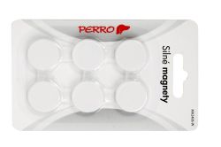 perro  Magnety Perro silné - průměr 24 mm / bílé / 6 ks