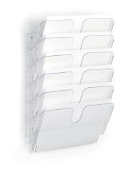 Držáky na prospekty Flexiplus - 6 / A4 / čirý / na šířku