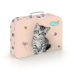 Karton P+P  Školní kufřík - Kočka