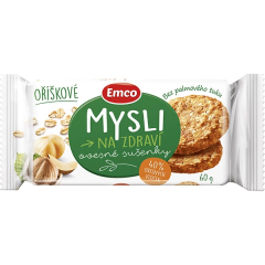 Emco  EMCO ovesné sušenky - oříškové / 60 g
