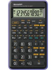 Sharp EL-501 školní kalkulačka černo-fialová