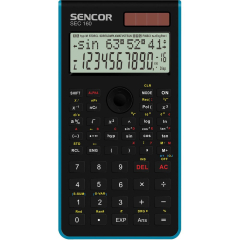 Casio  Kalkulačka Sencor SEC 150 BU školní - displej 10+2 místa / černomodrá