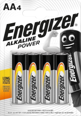 ENERGIZER  Baterie Energizer alkalické - baterie tužková AA / 4 ks