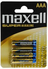 Baterie Maxell AAA Super Alkaline / 4ks