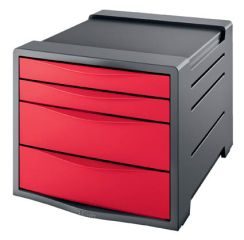 ESSELTE  Zásuvkový box Vivida - červená