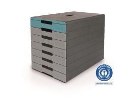 Durable  Zásuvkový box  IDEALBOX PRO 7 - 7 zásuvek / modrá