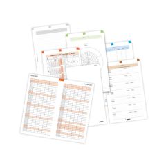 ADK  Náhradní vložky do diářů ADK - A5 / sada týdenní