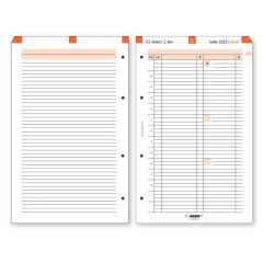 ADK  Náhradní vložky do diářů ADK - A5 / denní plány