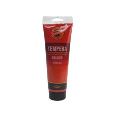 Koh-i-noor  Temperová barva - červená světlá / tuba 250 ml