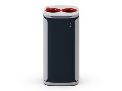 Odpadkový koš KOBRA WASTEE na kov - 60 L / červená