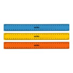 Pravítko SPOKO 30 cm - mix