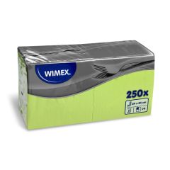 UNIPAP  Wimex papírové ubrousky koktejlové žluto-zelené 2-vrstvé 24 cm x 24 cm 250ks