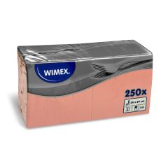 UNIPAP  Wimex papírové ubrousky koktejlové apricot 2-vrstvé 24 cm x 24 cm 250ks