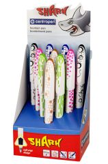 Plnicí pero Centropen 2166 Shark - stojánek 10 ks
