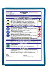 Durable  PANEL A4 5606 - tmavě modrá