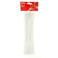 Modelovací drátky APLI bílé / 30 cm / 50 ks