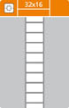 SK Label  Etikety pro termotransferové tiskárny - 32 x 16 mm / 5000 etiket na kotouči