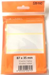 SK Label  Samolepicí etikety v sáčku - 87 x 35 mm / 30 etiket