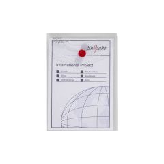 Spisové desky s drukem Snopake Polyfile - A6 / čirá