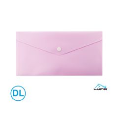 Spisové desky s drukem LUMA - DL / pastelová růžová