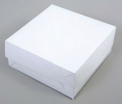 Dortová krabice bílá - 28 x 28 cm / velká