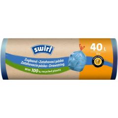 MELITTA  Swirl pytle do koše zatahovací 56x59cm / 40l / 12ks / modré
