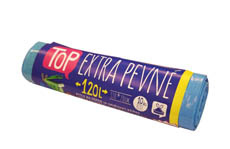 Pytle na odpad Vipor Top stahovací - 70x110cm / 120l / 35my / 10ks / modrá